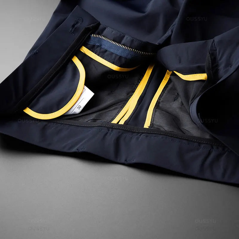 Summer High Stretch Business Suit Pants Men Thin Solid Color Straight Casual Formal Office Trousers Male Plus Size 35 40