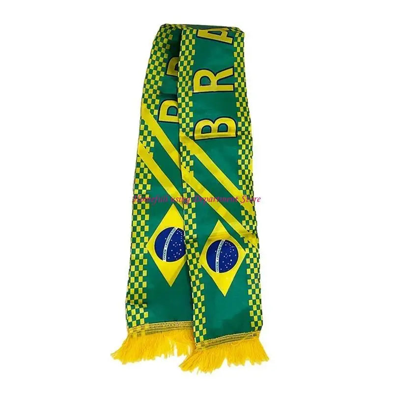Football Scarf Double-sided Printed Soccer Fan Scarf 15 Countries 5.11x51.18In