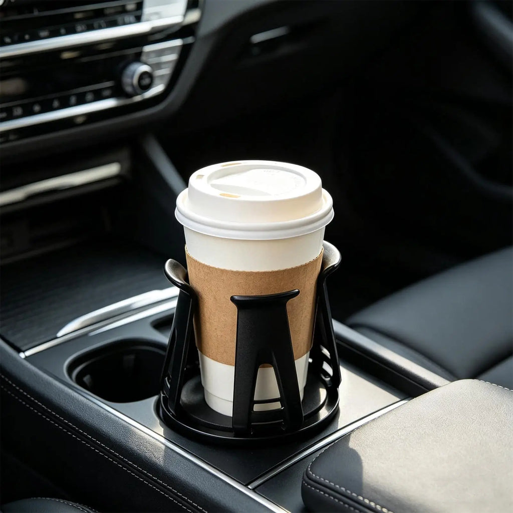 Car cup holders, universal car accessories, car interior beverage holders, car cup and bottle holders, adhesive cup organizers