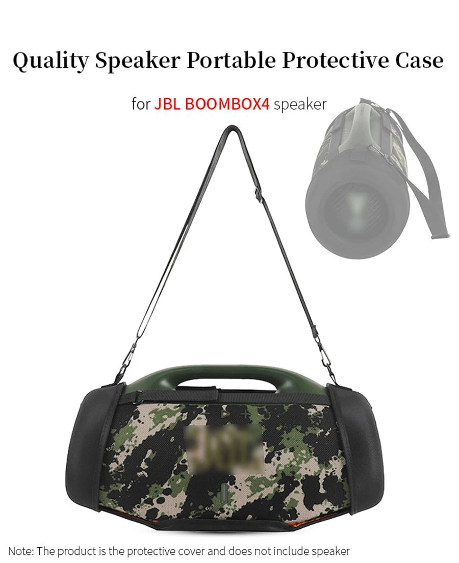 for JBL BOOMBOX4 Portable Speaker Case for BOOMBOX 4 Protective Cover Outdoors Hard Travel Carrying Case