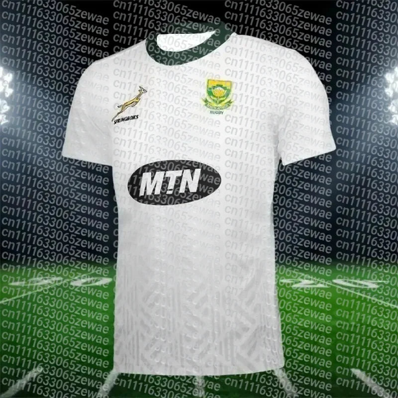 South Africa Springboks Rugby Jersey Summer Adult & Children's Quick-Dry Breathable Sports T-shirt Men's & Women's Training Wear