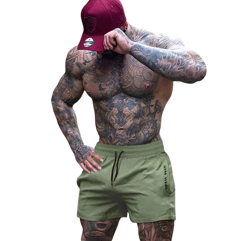 Summer Men Casual Gym Shorts Quick Dry Running Shorts Man Fitness Basketball Shorts Training Sport Beach Shorts Man Clothing 3XL