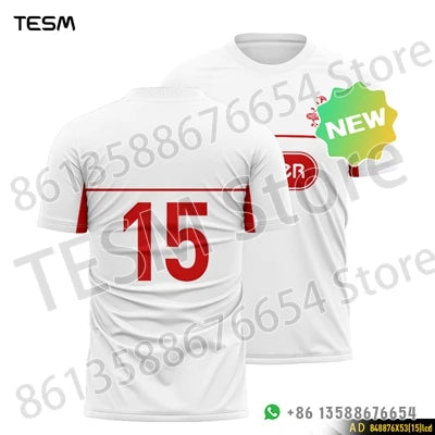 Men Sports T-Shirt Seafood Shrimp Print Short Sleeves Children Casual Loose Shirt Christmas Gift Party Top