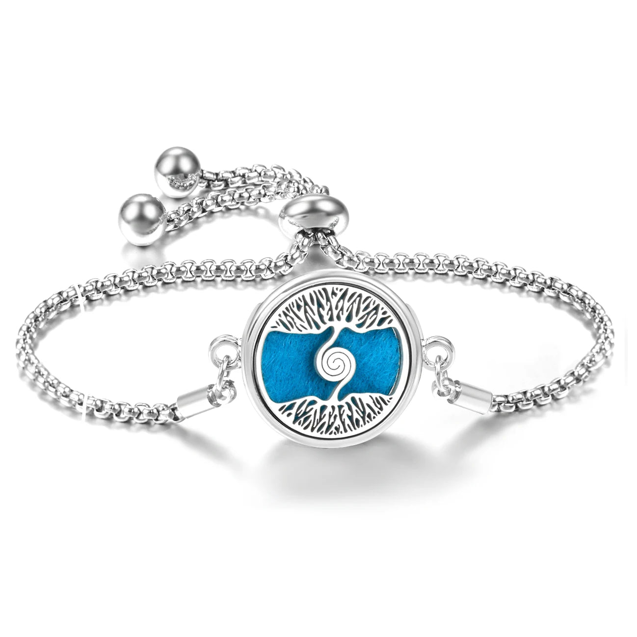 Trendy 20mm Butterfly Insert Pad Aromatherapy Bracelet Stainless Steel Women Essential Oil Diffuser Bangle Support Custom Logo