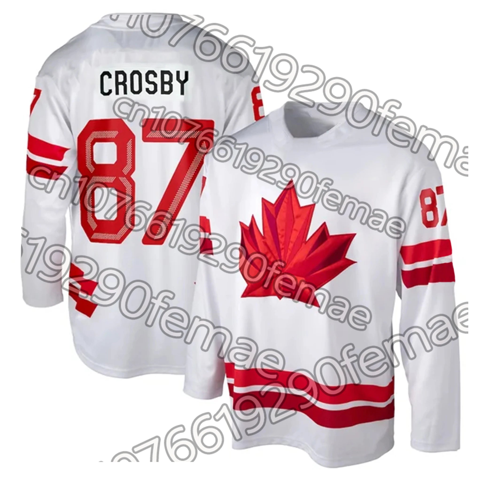 2026 Canada Men's Hockey Jersey T-shirt |Crosby MacKinnon Same Style Fan Gear | Breathable Sportswear for Spring Summer