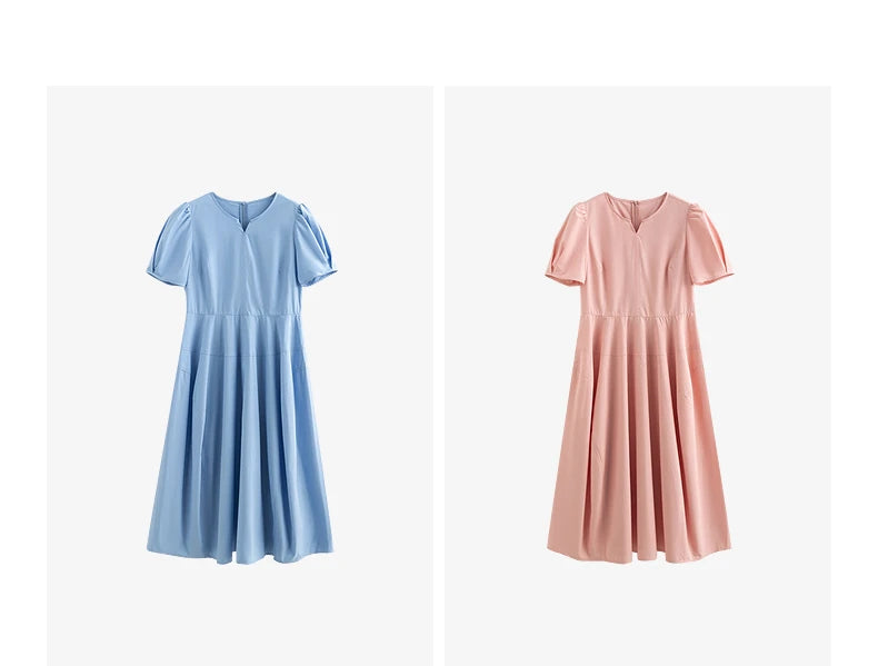 TOYOUTH Women Dress 2025 Summer New Elegant Dress 8529009