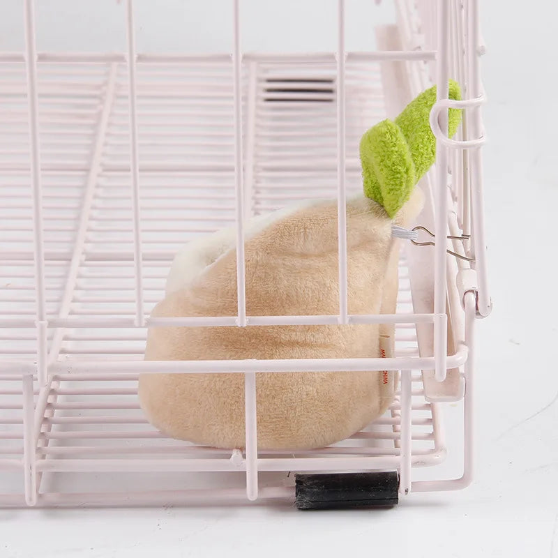 Hamster Cage Accessories Pet Toy Kennel Cold Shelter Pet hamster Nest Keep Warm Nests Mini Hamster Supplies