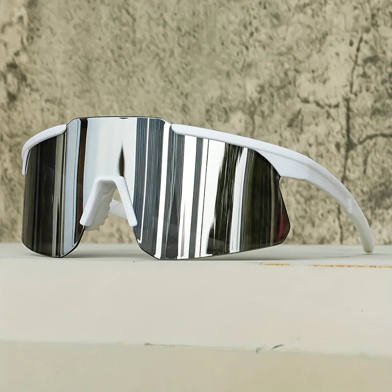 Sports Wrap Around Sunglasses with Modern Minimalist Style Suitable for Both Men and Women for Daily Wear