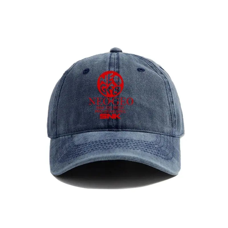 2025 Neo Geo Pro Gear Spec Logo Baseball Cap Distressed Hats Cap Men Retro Outdoor Summer Adjustable Dad Hat  Casual  Versatile