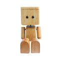 Wooden Shaking Doll with Aromatherapy Function Fun Dashboard Decoration for Car Office Home Natural Wood Craft Gift