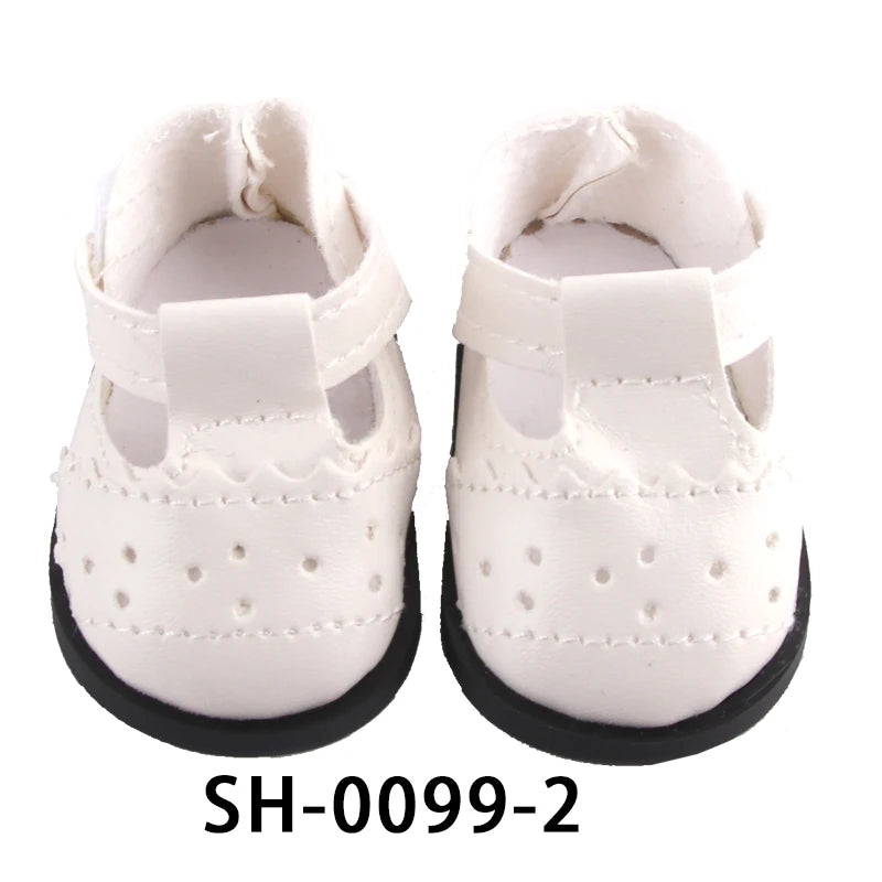 5.5cm Lovely Bow Doll Shoes For 14 Inch American& EXO Doll 1/6 New Mini Shoes Boots Accessories For 32-33 Russia DIY Doll,Nancy