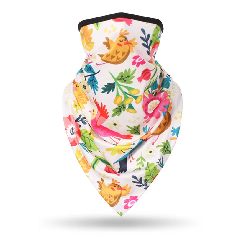 Sports Scarf for Cycling, Cooling Face Mask, Windproof Neck Gaiter, UV Protection Scarf for Beach, Fashion Bandana for Men Women