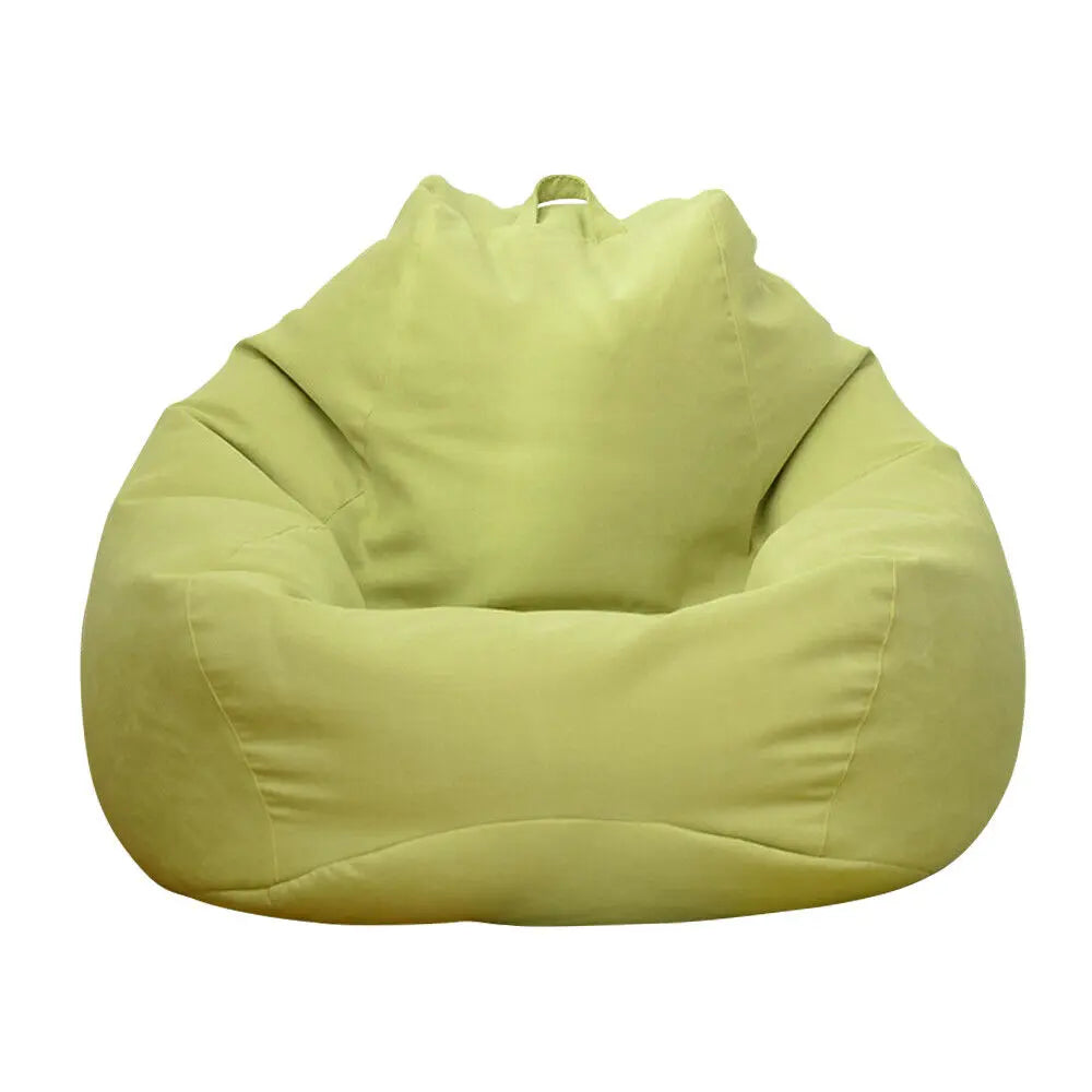 Lazy Sofas Cover Chairs Without Filler Comfortable Adults Bean Bag Chair Couch Living Room Bedroom Home Tatami Lounger Cover