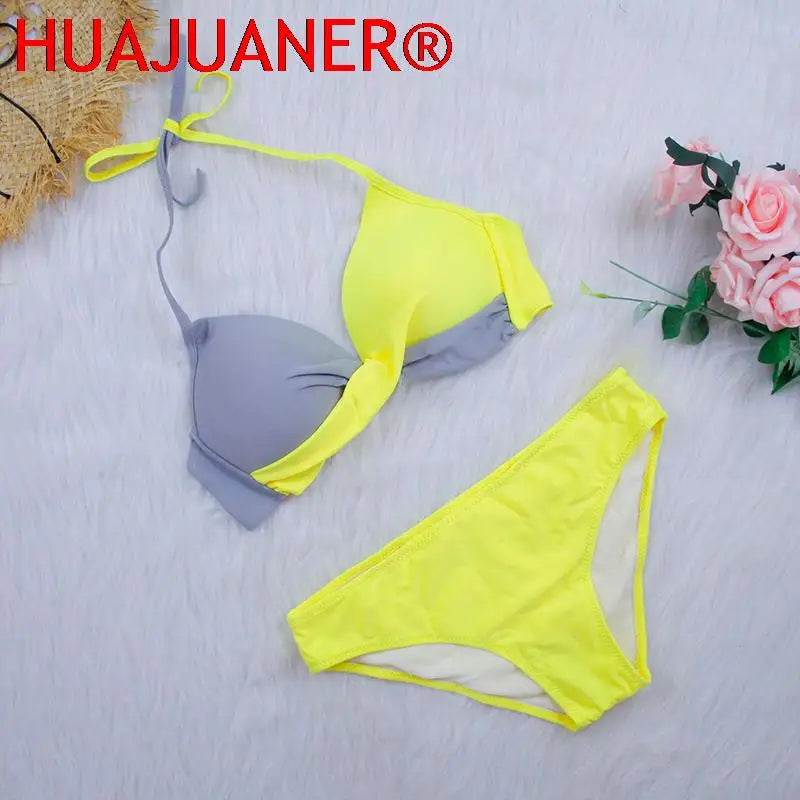 2026 Sexy Bikini Push Up Swimwear Women Biquini Feminino Mujer Swimsuit Tanga Swimming Bathing Suit Bikinis Set 3XL