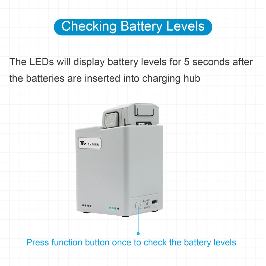Two-way Display Charging Hub Battery Intelligent Charger for DJI Mini 5 Pro 4 Pro/ Mini 3 Pro Charging Butler Power Bank Drone