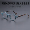 Men's and women's small round frame retro unique lightweight temples, suitable for daily office reading and shopping use