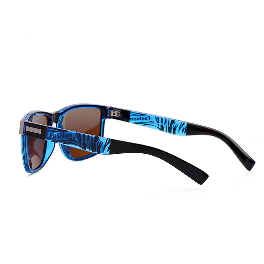4 PCS Fashion Vintage Pattern Square Sunglasses Men Women Fishing Driving Man Luxury Brand Designer Sun Glasses UV400 Eyewear ﻿