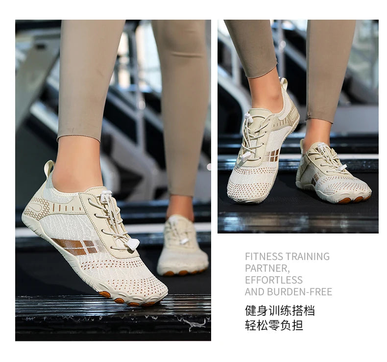 Beach Barefoot Shoes Men Quick-Drying Lightweight Swimming Diving Water Sports Shoes Women Fitness Yoga Upstream Wading Shoes
