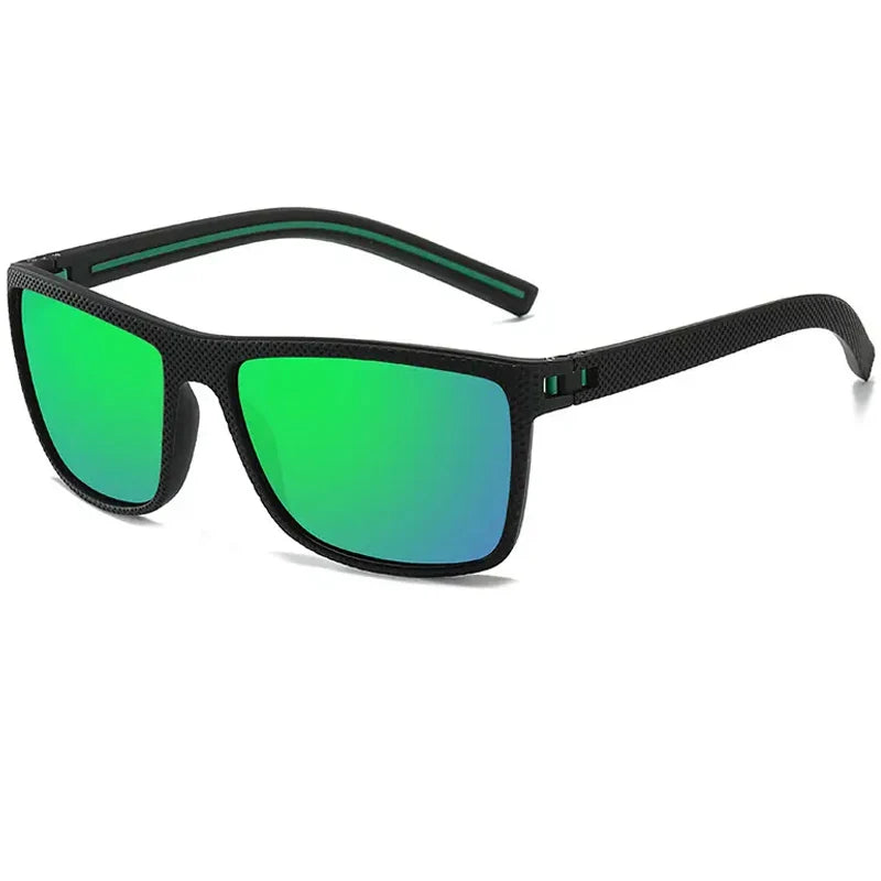 Square Polarized Sunglasses for Men and Women Lightweight Frame Sun Glasses