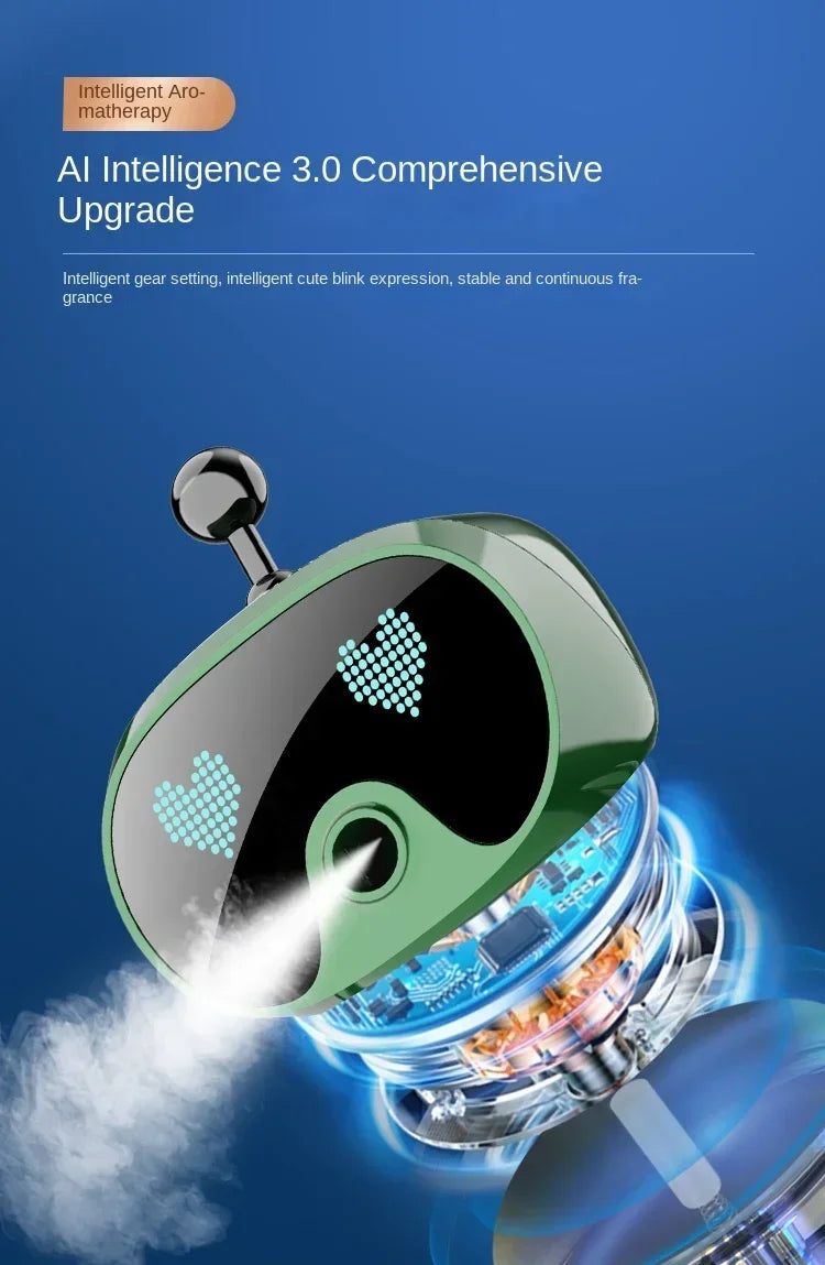New Car Fragrance Robot Intelligent Aromatherapy Machine Car Perfume Seat High-end Air Purification Aromatherapy Deodorant
