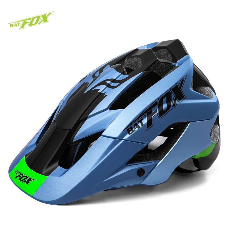 BATFOX 2025 New Mountain Bike Helmet Summer Colorful Cycling Helmet for Adults Youth Men and Women Speed Racing Bicycle Helmets