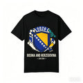 Bosnia and Herzegovina 2026 Crest T-shirt Men and Women Summer Cotton Y2K Clothing Casual Fashion Round Neck Short Sleeved Tee