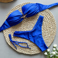 2024 Sexy Brazilian Bikini Set High Waist Black Printed Women Swimwear Push Up Bikinis Swimsuit Female Biquini Bathing Suit