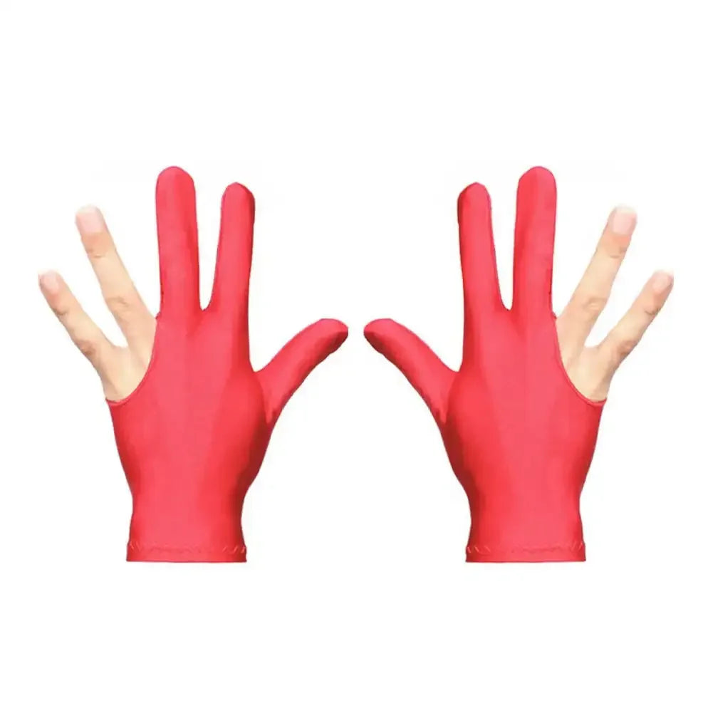 High Quality Snooker Billiard Cue Glove Pool Left Hand Open Three Finger Accessory Fitness Accessories for Men and Women