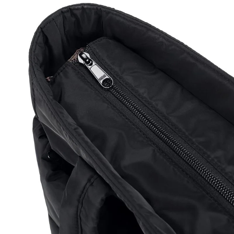 BAGSMART Padded Tote Bag Portable Woman Handbag Quilted Solid for Leisure Travel Large Capacity Mommy Diaper Bag