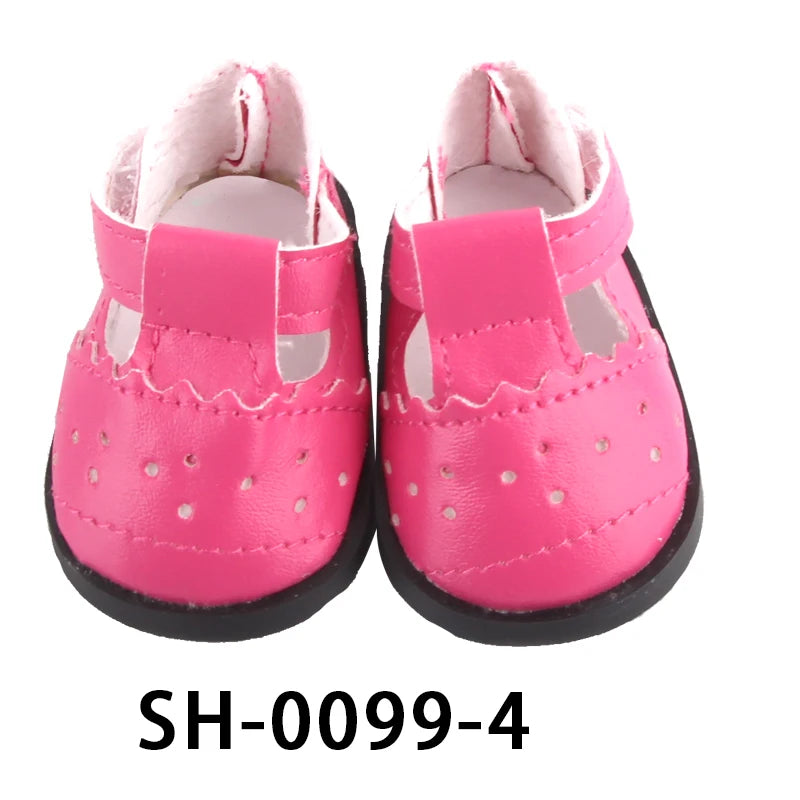 5.5cm Lovely Bow Doll Shoes For 14 Inch American& EXO Doll 1/6 New Mini Shoes Boots Accessories For 32-33 Russia DIY Doll,Nancy