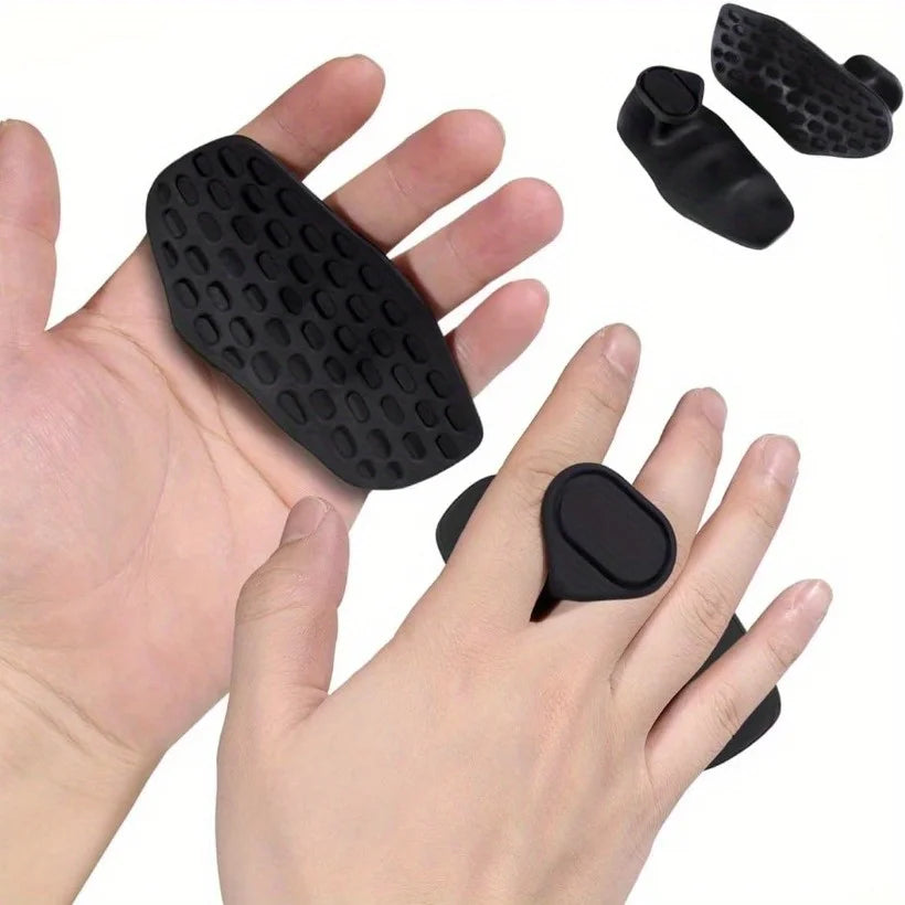A Pair Gym Training Accessories Non-Slip Workout Grips Rubber Grips for Weight Lifting, Pull-Ups & Gym Training