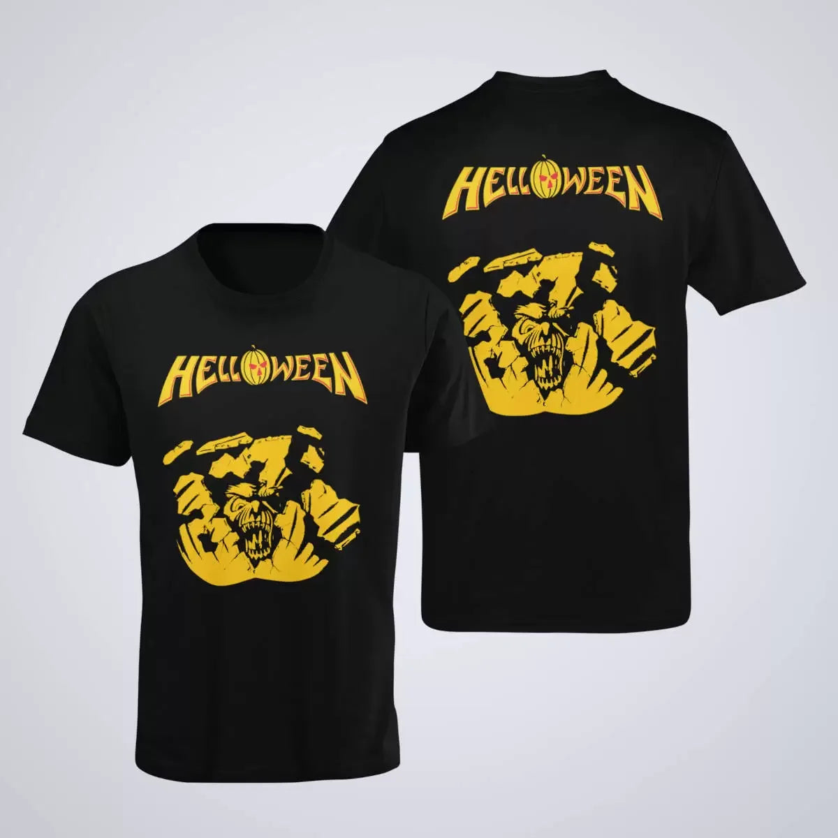 Rock Helloween 3D Print T-Shirts Streetwear Men Fashion Harajuku Casual Oversized O-Neck Short Sleeved T Shirt Tee Tops Clothing