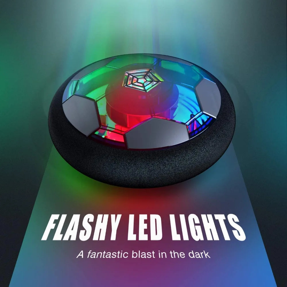 18/11cm Electric Soccer Ball Suspended  Football Toys Soccer Gliding Air Cushion Floating Foam Football Kids Gift with LED Light