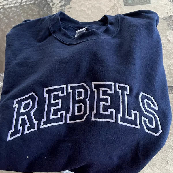 Custom Embroidered Sweatshirt, Name On Sleeve With Heart, Grandpa Shirt With Date, Daddy Est Year Shirt, Gift For New Dad