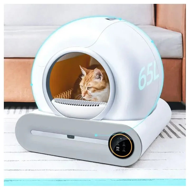 TONEPIE Automatic Cat Litter Box Accessories Bin Door Bottom Capsule Ventilation Screen Filter Mesh Trash Poop Bag LitterTray