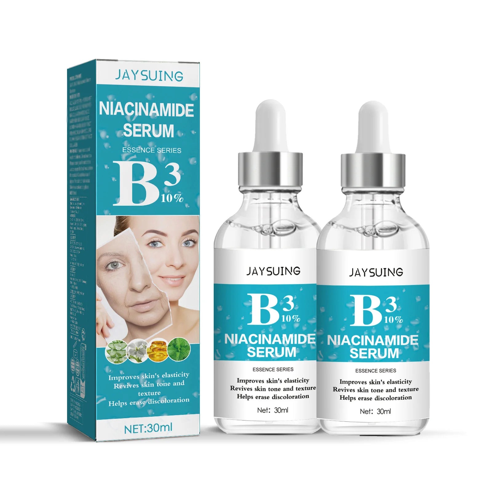 B3 Nicotinamide Serum Facial Anti W-rinkle Lift Firming Fine Lines Lightening Dark Circle Skin Brightening Skincare Products