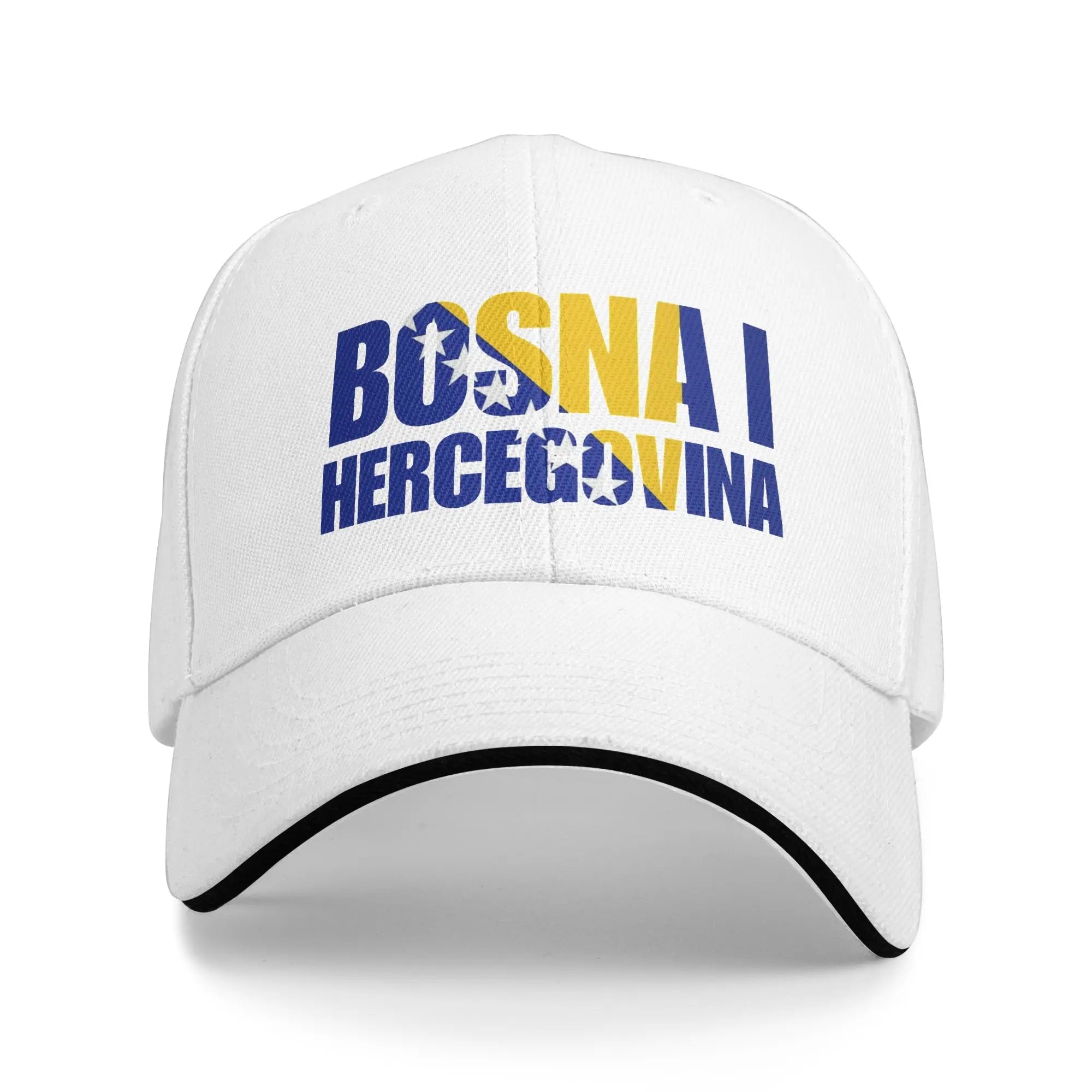 Unisex Bosnia and Herzegovina Flag Outdoor Hat  Trucker Cap Casual Baseball Cap Sports Hats