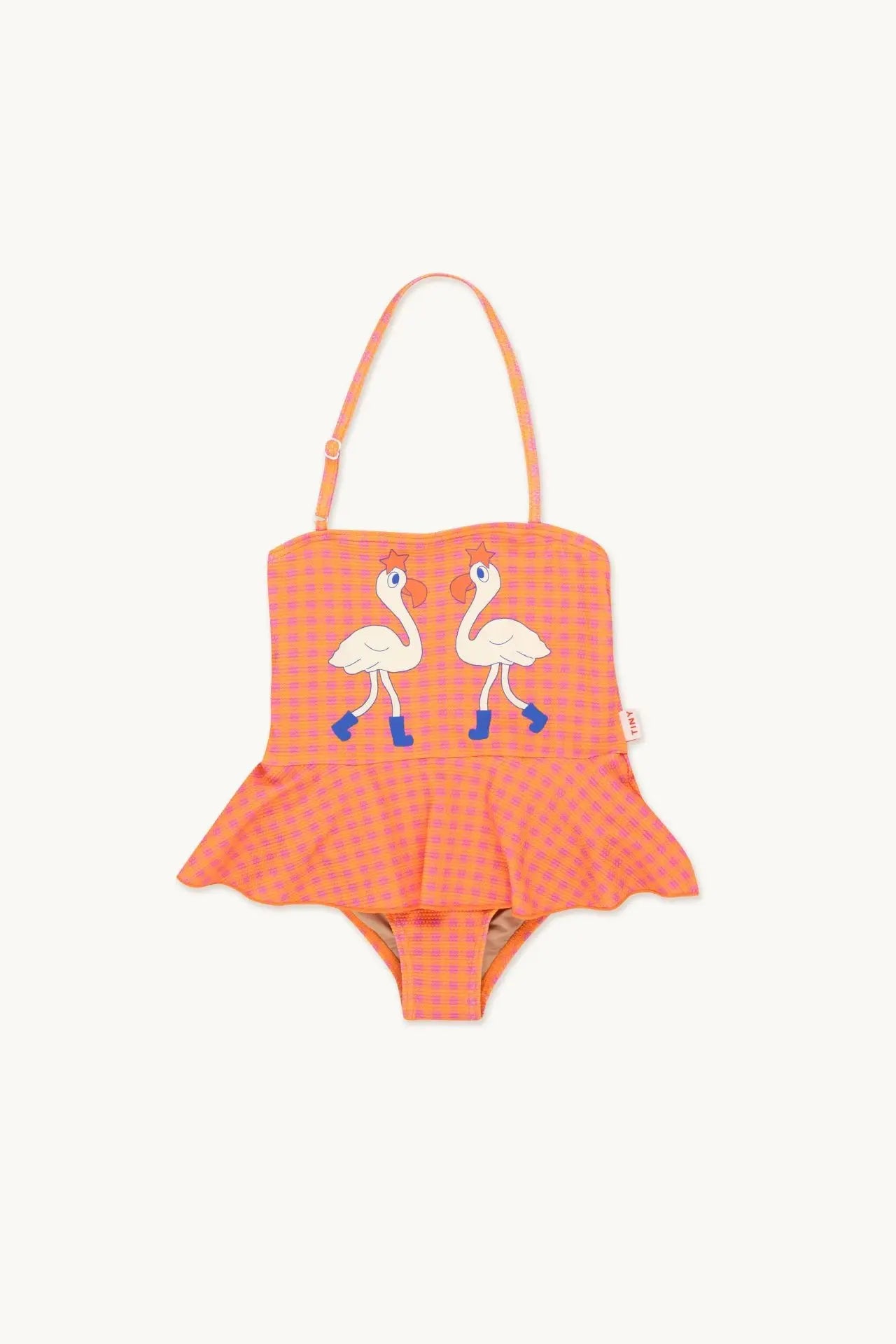 In Stock 2026 New Summer Baby Girl Swimsuit Seaside Ruffle Swimwear Boy Board Shorts Printed Children Bikinis Monokini