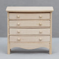 1:12 Doll House Bedroom Furniture Dollhouse Miniature Bedside Table Series Storage Cabinet Drawers Model Decor Toy Accessories