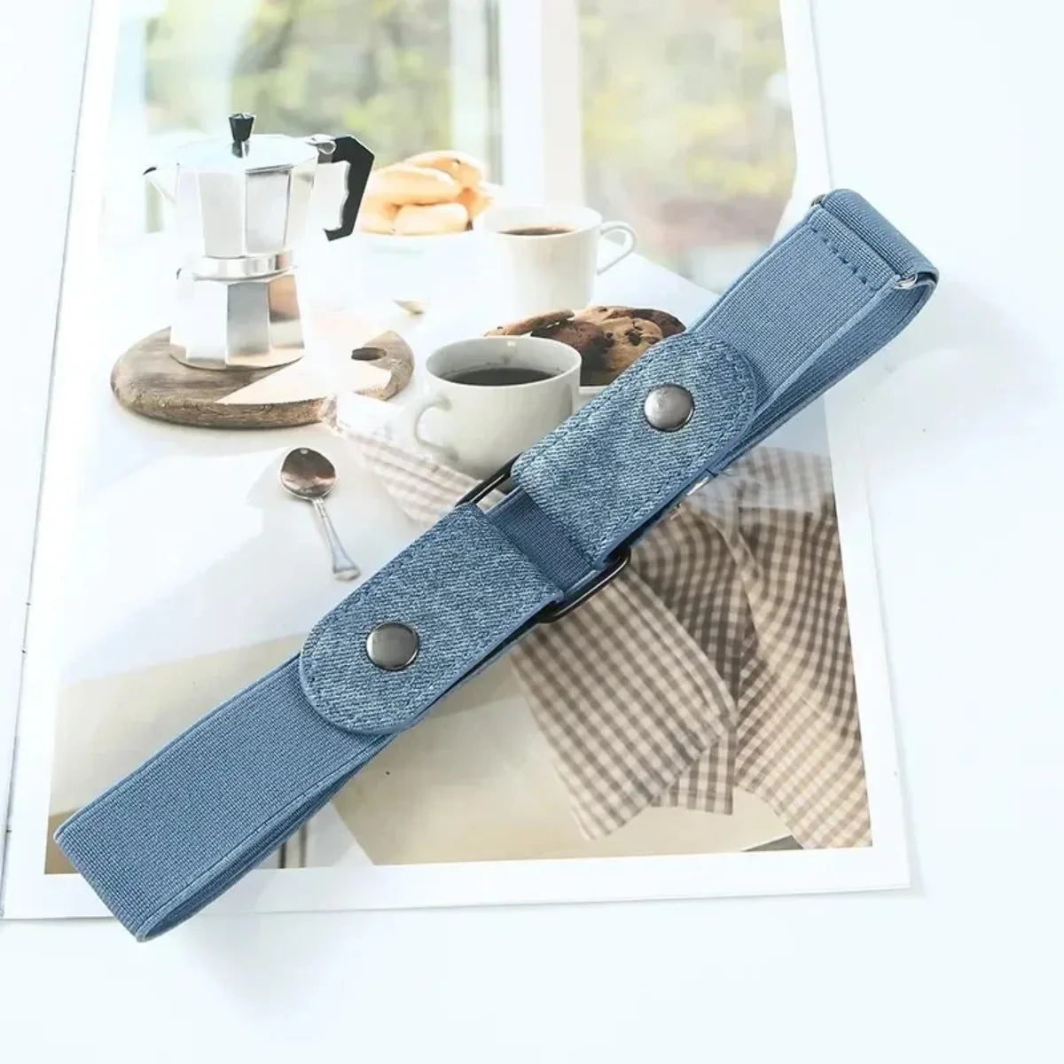 Adjustable Stretch Belt No Buckle Invisible Belt for Women Men Jeans Easy Wear Unisex Elastic Waistband designer belt