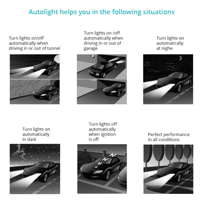 Car Accessories Car Autolight Light Sensor Automatic Headlamp Induction System Automobiles Parts Accessories