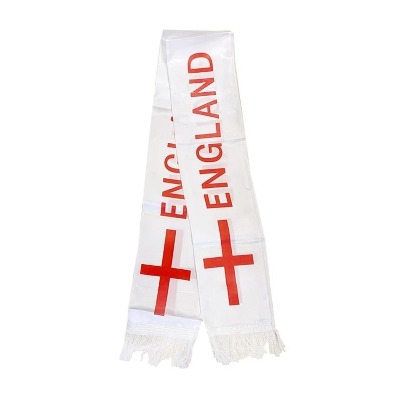 Football Scarf Double-sided Printed Soccer Fan Scarf 15 Countries 5.11x51.18In