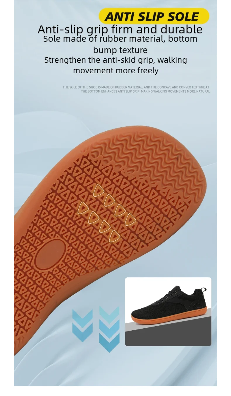 Wide-toed Shoes Men's Fashion Simple Casual Sports Shoes Barefoot Shoes Women's Jogging Shoes Walking Shoes