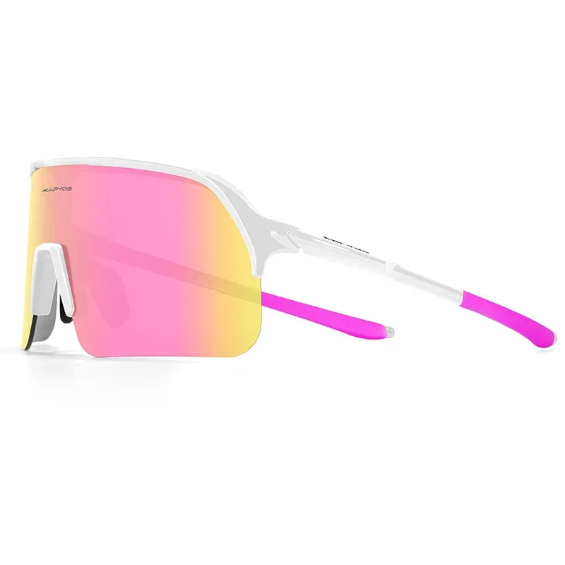 KAPVOE New Photochromic Hiking Eyewear Sunglasses Man Cycling Glasses Driving Bicycle Women MTB Bike Outdoor Sport UV400 Goggles