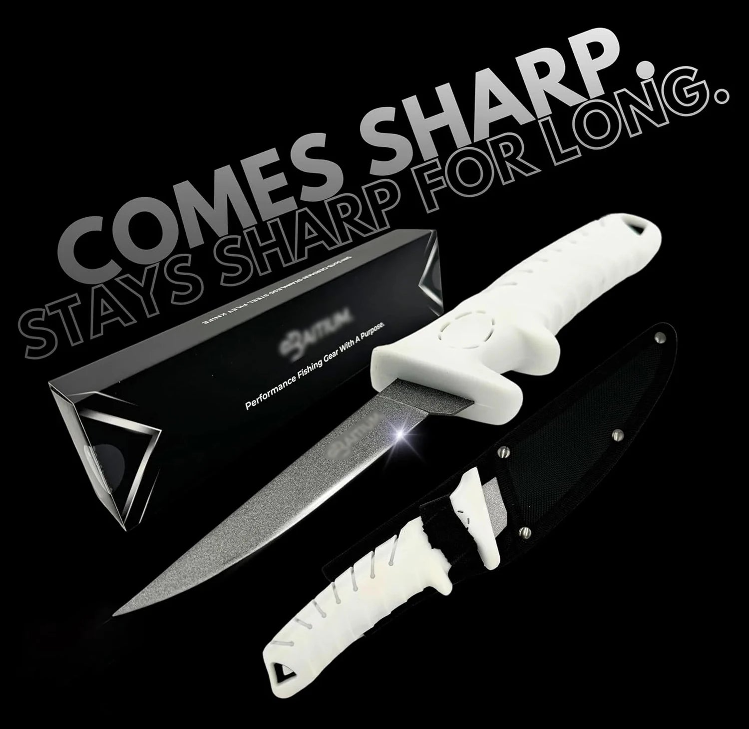 Factory Dropship Professional Fishing Fillet Knife High-End Bulk Order Custom Logo Non-Slip Grip