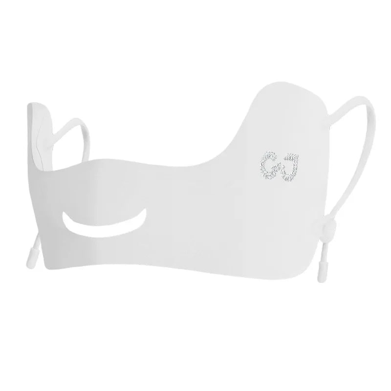 2026 New Ice Silk Sunscreen Face Mask Women Outdoor Sunshade UV Protection Mask Breathable Sun-proof Facekini for Golf Sports