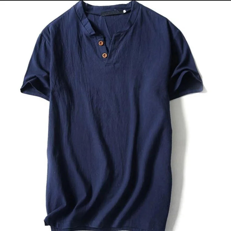 Plus size Summer men shirt 5XL 6XL 7XL 8XL 9XL 10XL linen short sleeve large size shirt men 5 color