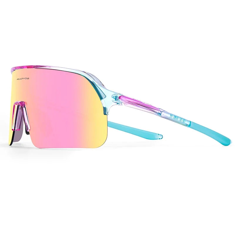 KAPVOE New Photochromic Hiking Eyewear Sunglasses Man Cycling Glasses Driving Bicycle Women MTB Bike Outdoor Sport UV400 Goggles