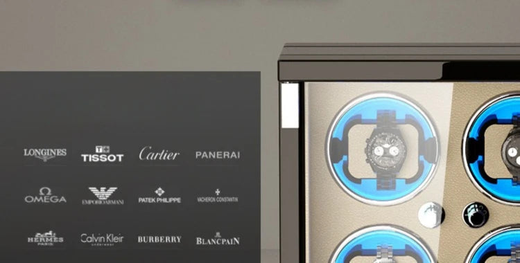 Silent Mechanism Movement Watch Winding Device Household Automatic Rotator Watches Winder Men Mechanical Wrist Watch Storage Box