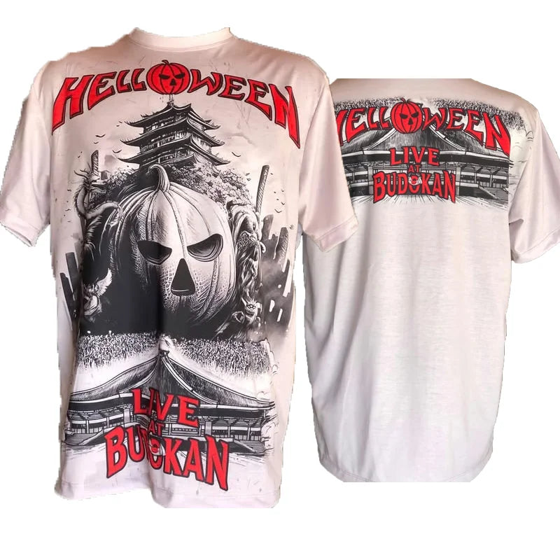 Rock Helloween 3D Print T-Shirts Streetwear Men Fashion Harajuku Casual Oversized O-Neck Short Sleeved T Shirt Tee Tops Clothing